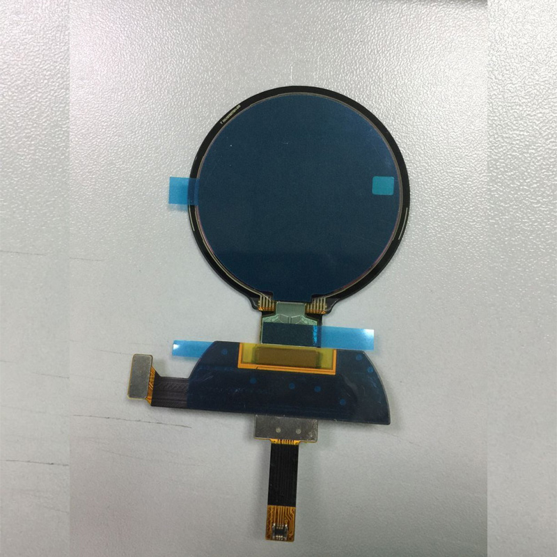 1.39 Inch 454x454 AMOLED Round Super Thin Display With Multi-touch Screen
