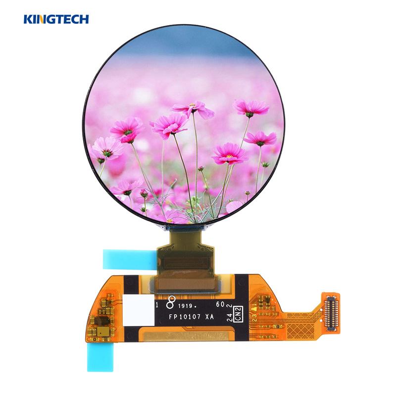 1.39 Inch 454x454 AMOLED Round Super Thin Display With Multi-touch Screen
