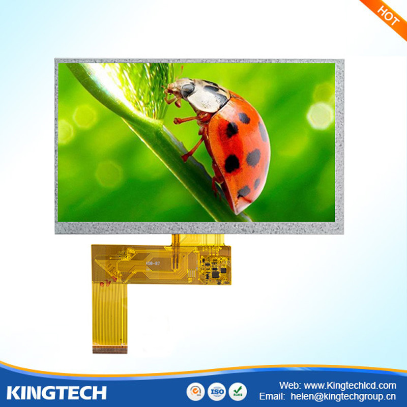 7 24bit RGB Interface 800x480 TFT LCD Display