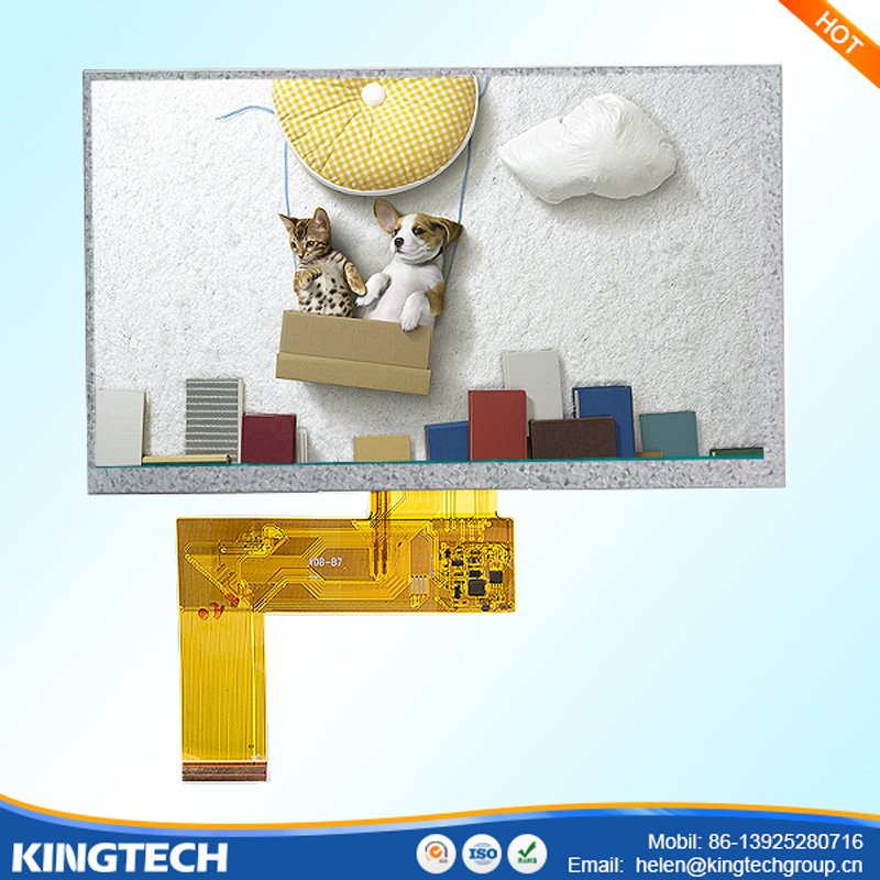 7 24bit RGB Interface 800x480 TFT LCD Display