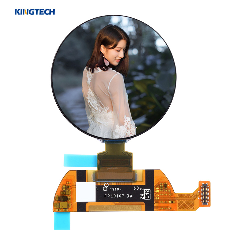 All View Angle 1.39 Inch 454x454 Round AMOLED