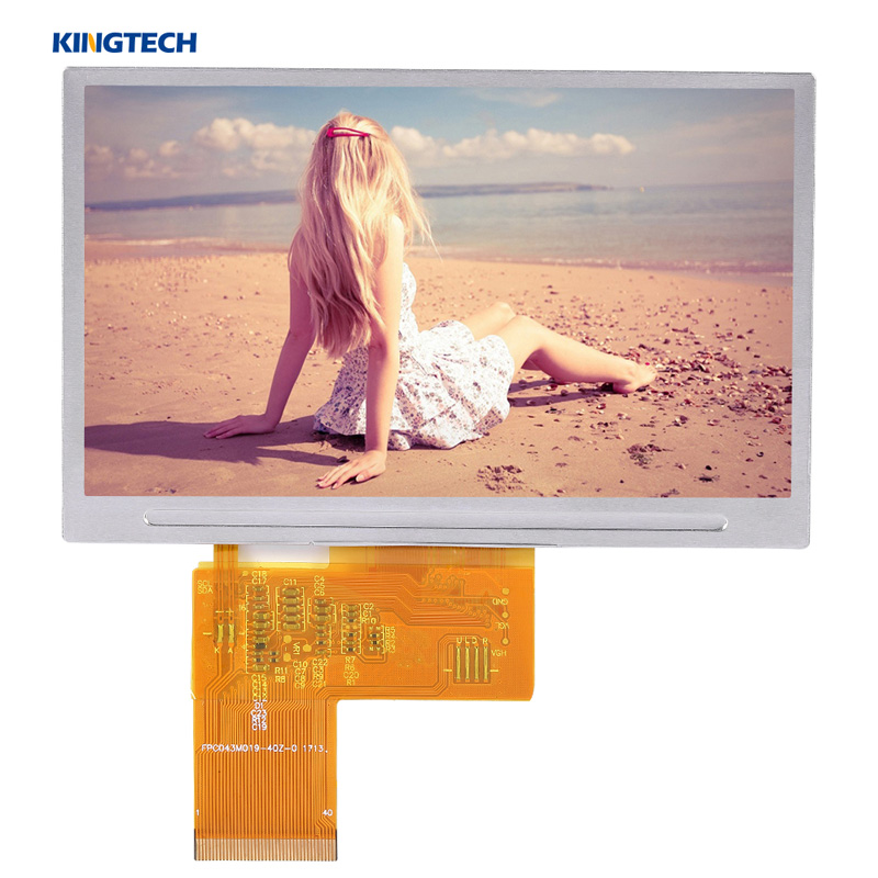 Sunlight Readable 800ints 4.3 Inch 480x272 LCD Display