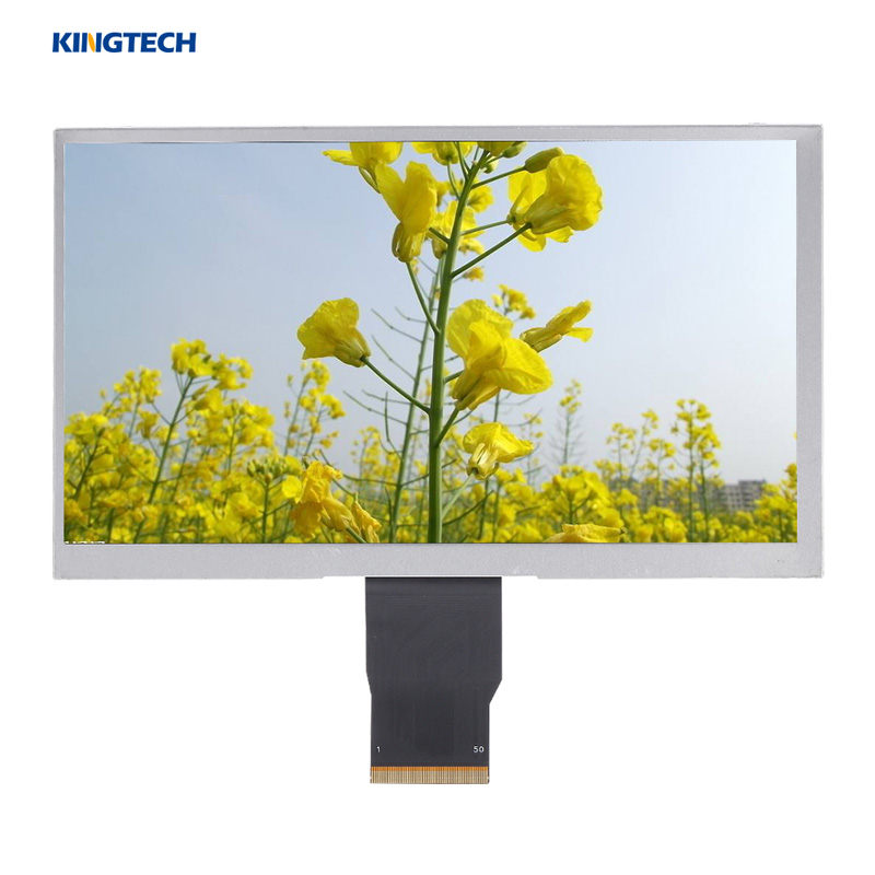 TTL Interface 7 Inch 1024x600 All View Angle LCD Display