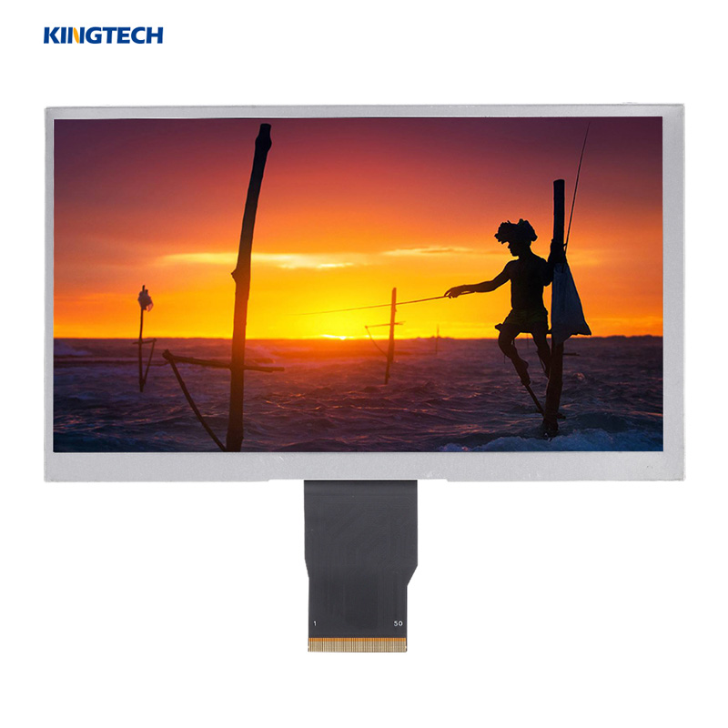 TTL Interface 7 Inch 1024x600 All View Angle LCD Display