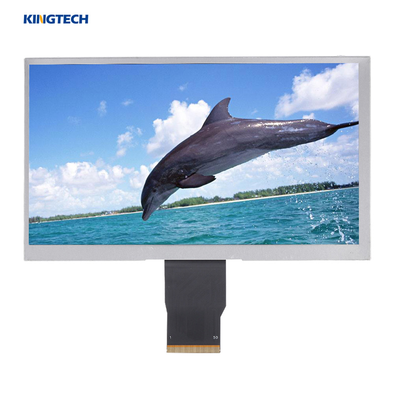 TTL Interface 7 Inch 1024x600 All View Angle LCD Display