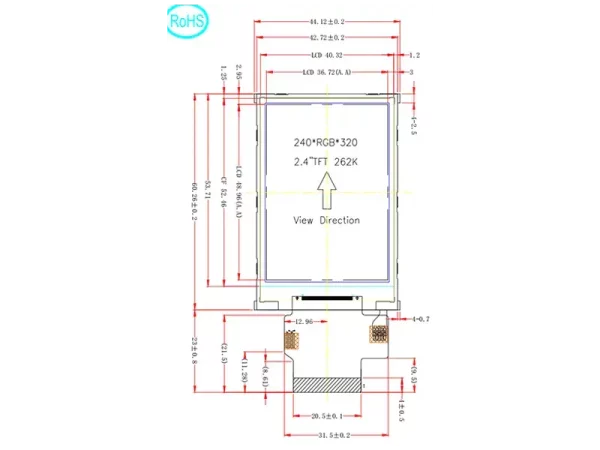2.4 tft lcd shield