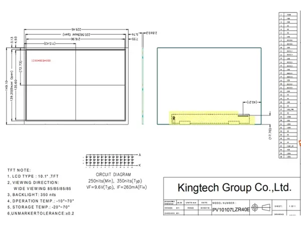 2 inch tft lcd module