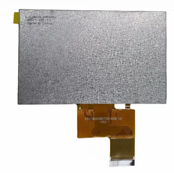 PV05007HZ50J back, 5 inch lcd display