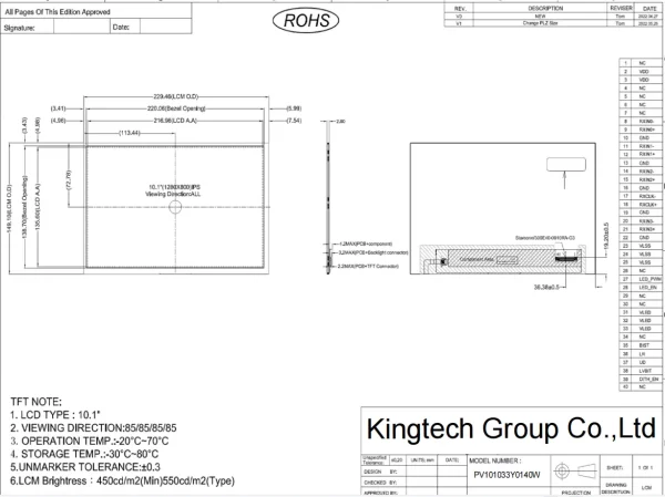 10.1 inch lcd