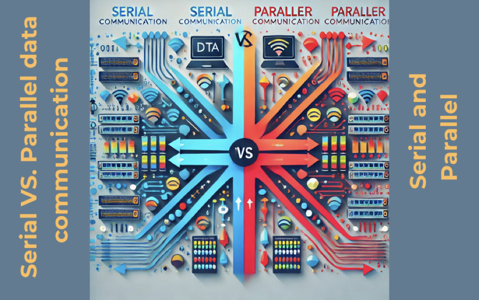 Serial vs. parallel data communication